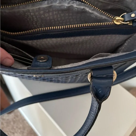 Kate Spade Blue Satchel with Quilted Design - Picture 2 of 6